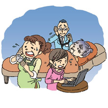 元気だったお祖母さんが危篤です。父にメールを何回も送ったのですが、メールはおろか電話もかかってきません。